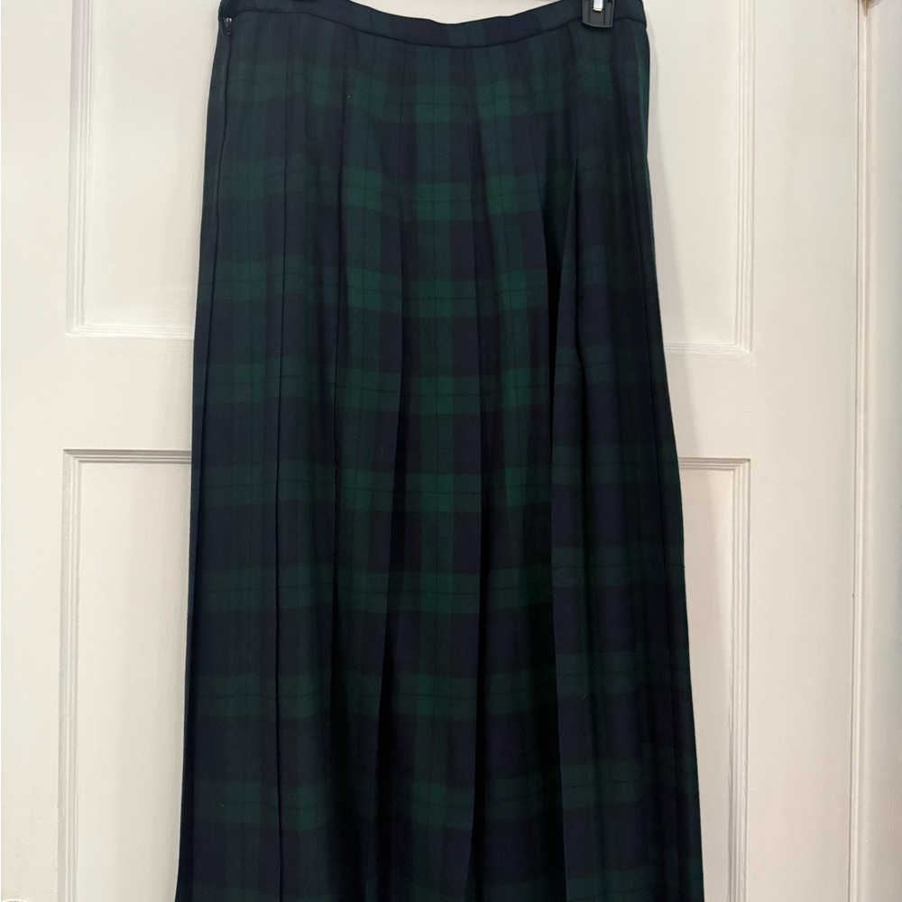Pendleton Plaid Wool Skirt